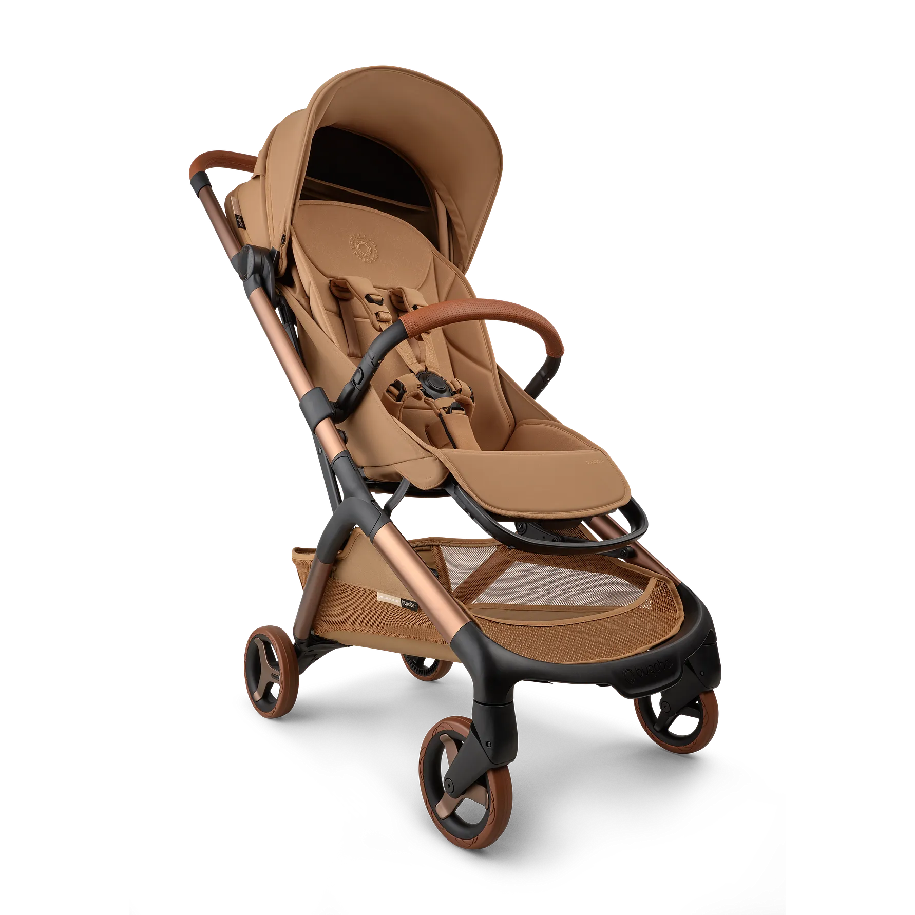 Bugaboo Butterfly 2 i brun Stella McCartney-spesialutgave.